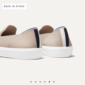 Rothy's Tan and Blue Women's Sneakers